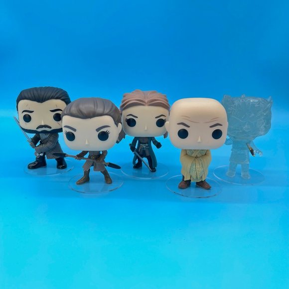 Lot of 5 Game of Thrones Funko Pop No Box Arya Yara Jon Snow Night King Varys - Picture 1 of 9